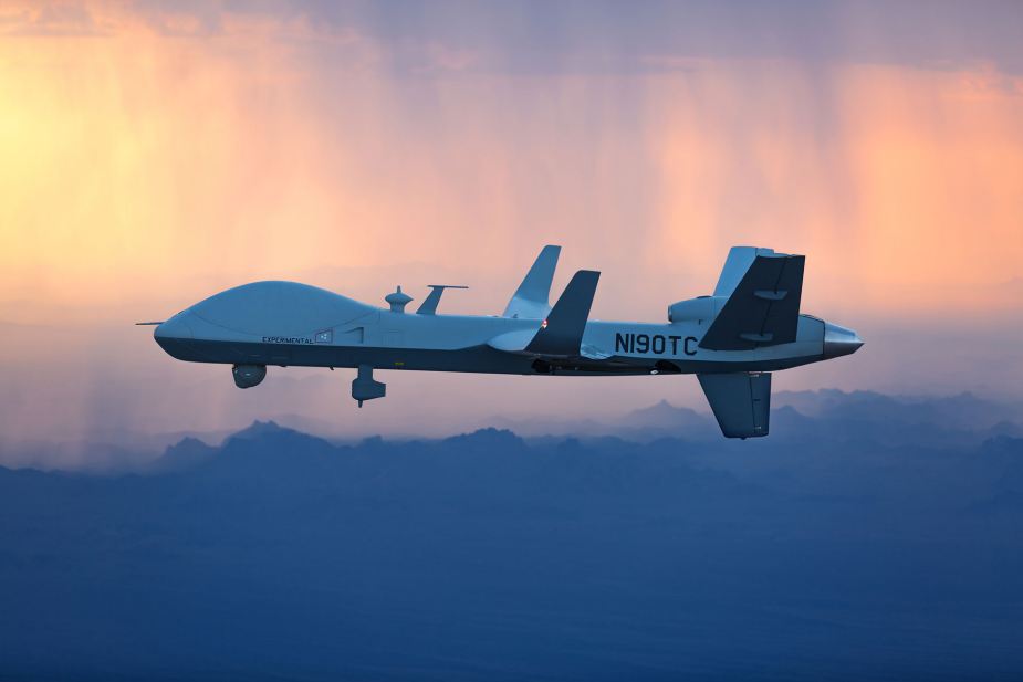 Flight demontration showing new capabilities of MQ 9B SkyGuardian UAV 925 001