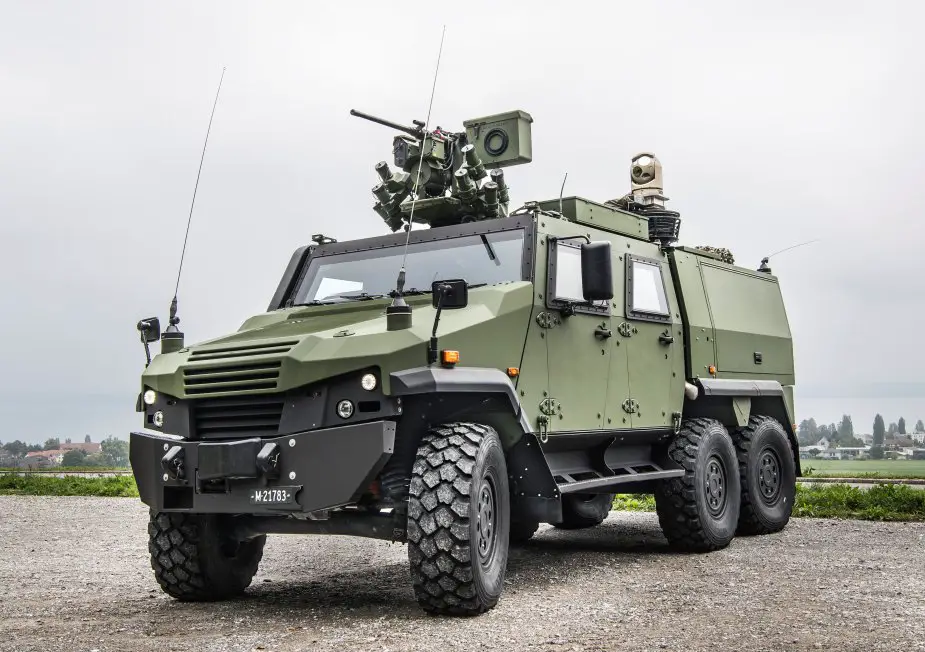 Switzerland awards contract to GDELS Mowag to deliver 100 Eagle V 6x6 reconnaissance vehicles