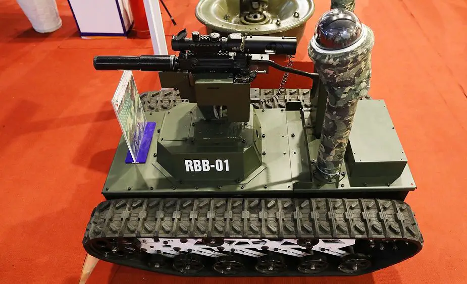 RBB 01 UGV Unmanned Ground Vehicle Vietnam army Viet Bac Exhibition Fair 2019 925 001