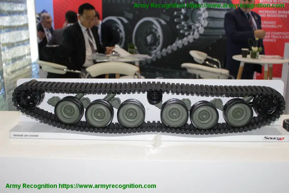 IDEX 2019 Soucy showcases composite rubber track technology