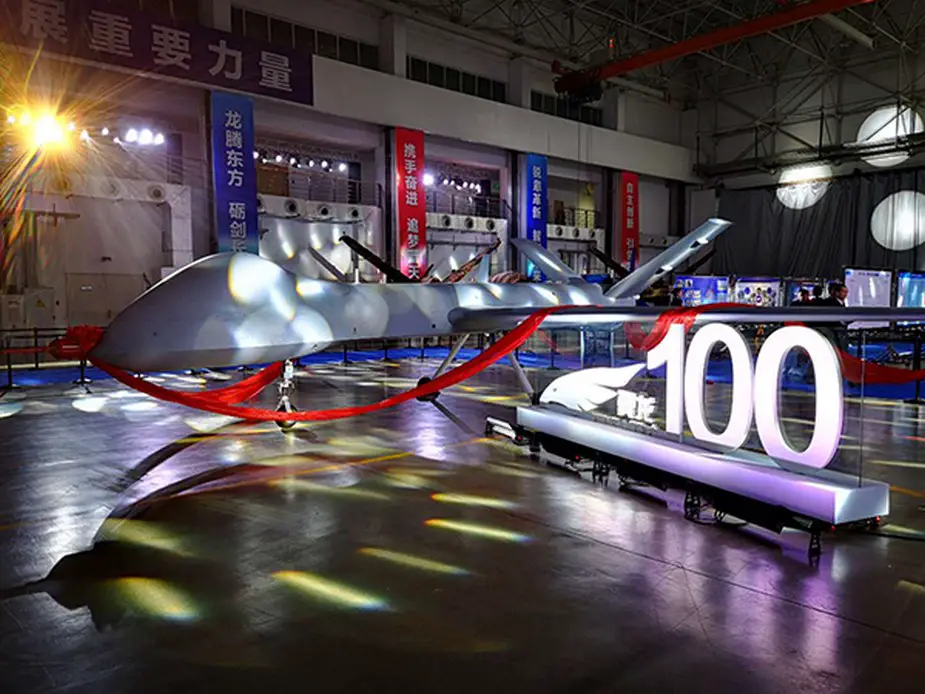 China roll out ceremony for 100th export of Pterodactyl 1 drone Copier