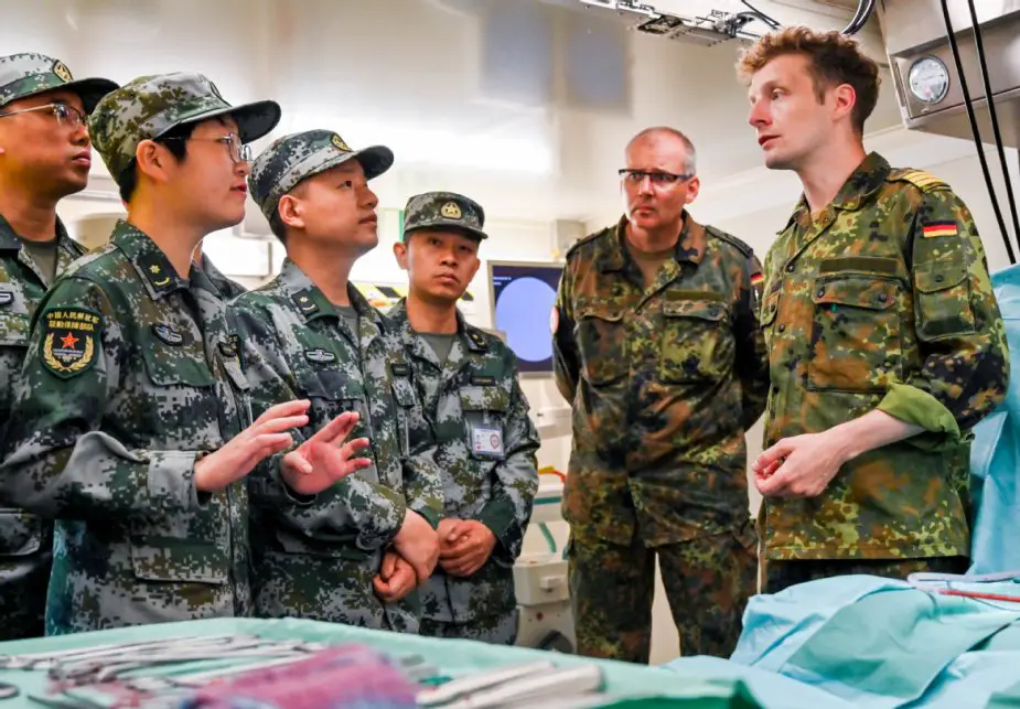 Chinese and German units in joint Combined Aid 2019 medical exercise 2