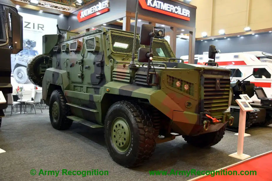 Turkish company Katmerciler to supply Hizir armored vehicles to undisclosed African country