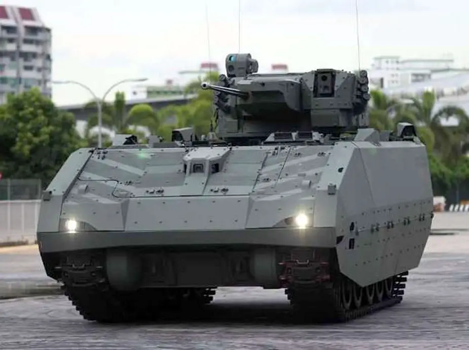 Singapore Hunter armoured fighting vehicle commissioned 2