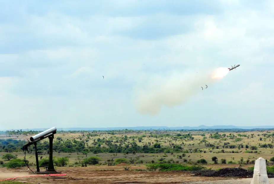 India successfully test fires Man Portable Anti Tank Guided Missile in Rajasthan