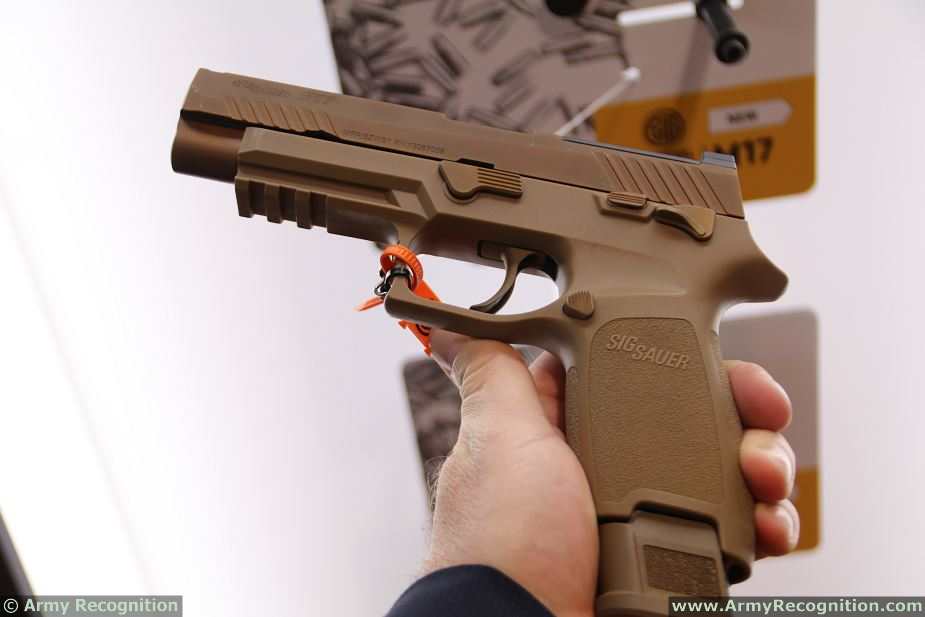 New M18 SIG Sauer Modular Handgun System issued to USAF security forces 2