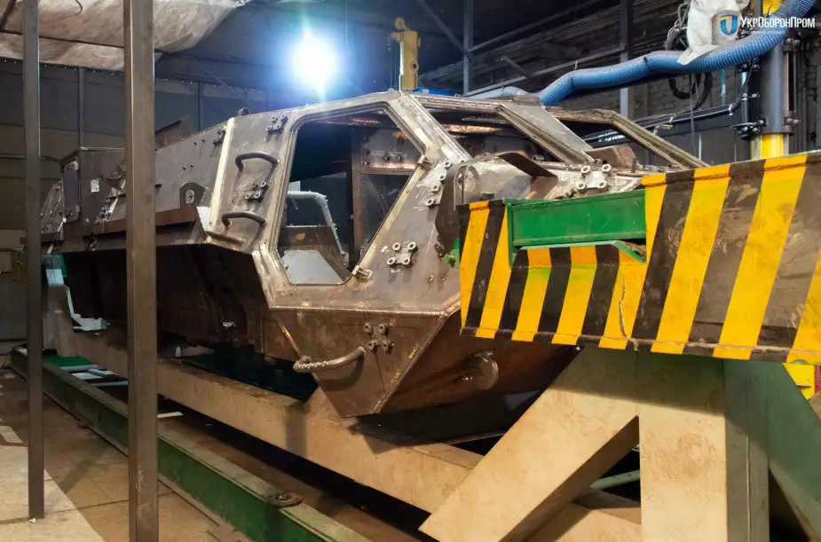 Kharkiv Morozov starts manufacturing BTR 4 hull 2