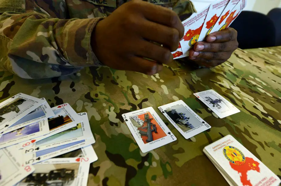 New U.S. Army training playing cards available via Army Recognition