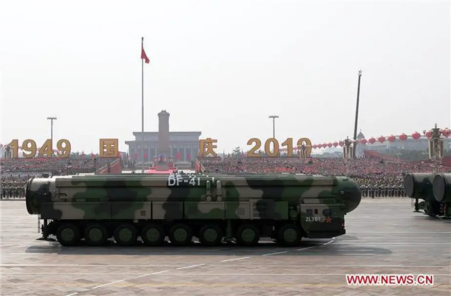 China unveils new DF 41 ICBM InterContinental Ballistic Missile at military parade 925 001
