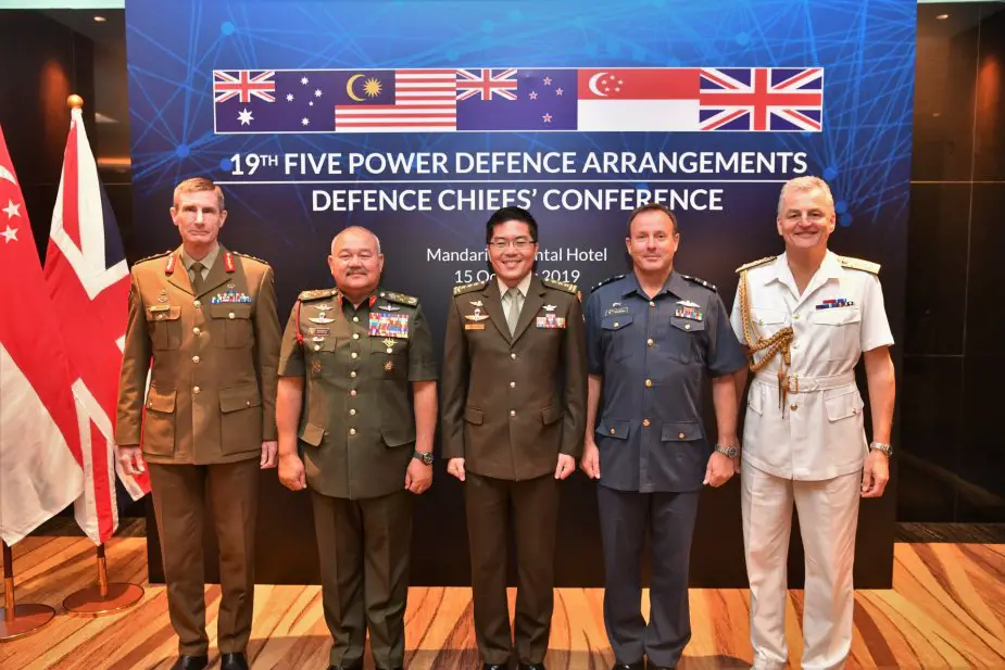 FPDA Defence Chiefs reaffirm regional military cooperation