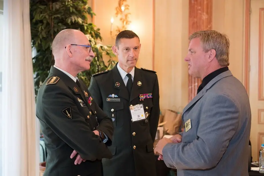 Gen. Compernol CHOD Col. Descheemaeker Stuart Bradin MoD