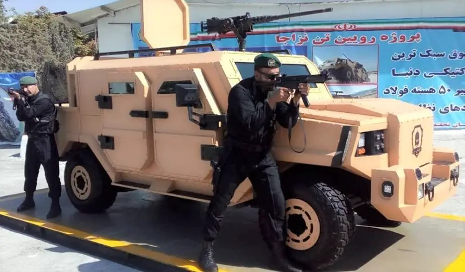 Iran unveils armored vehicle smart robot as regional tensions persist 1