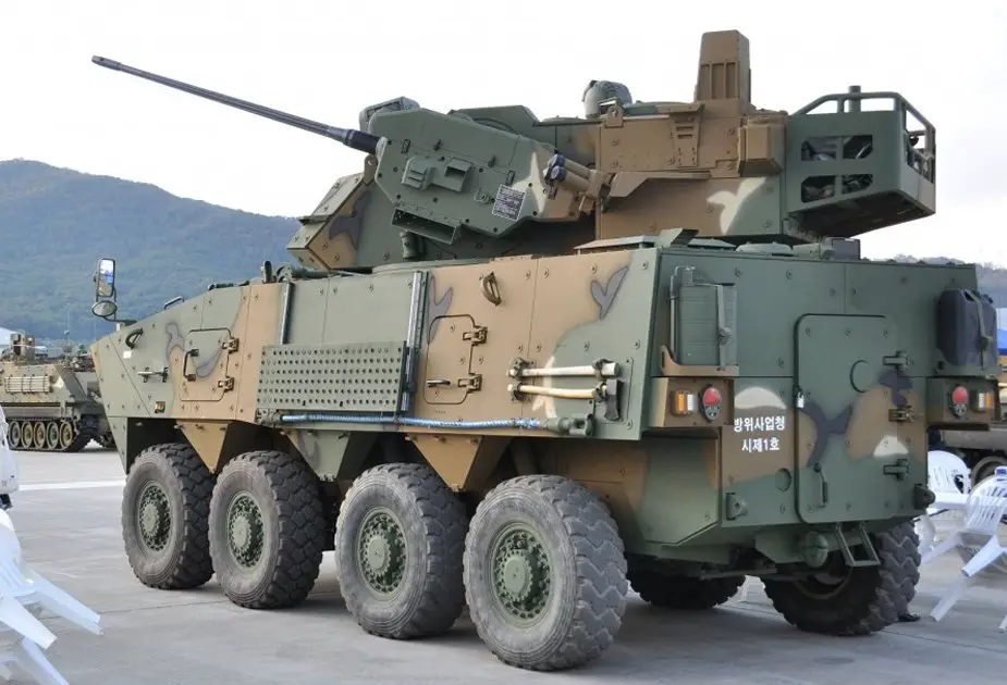 New South Korean air defense system on 8x8 chassis presented at ADEX 2019 2