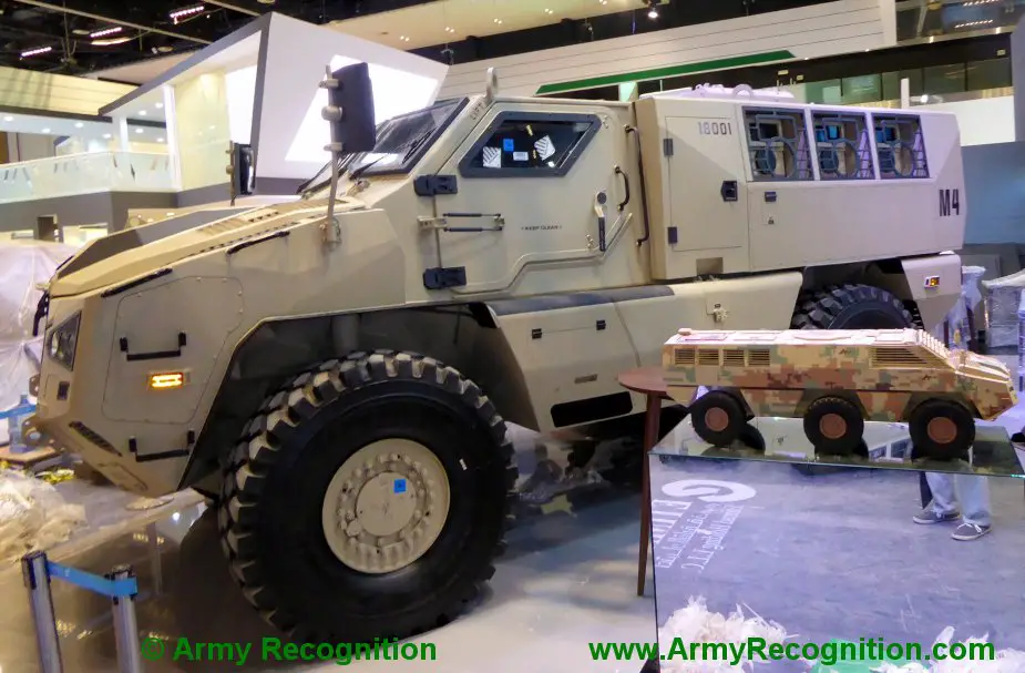 Paramount Group Mbombe 4 APC exceeds NATO STANAG 4569 protection level