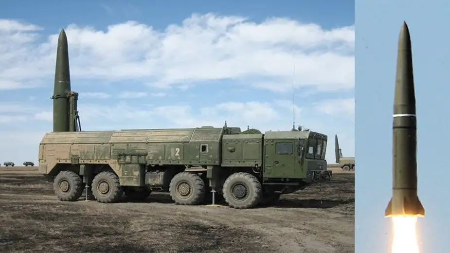 Russian Iskander M missile complex hits mock enemy target within Tsentr 2019