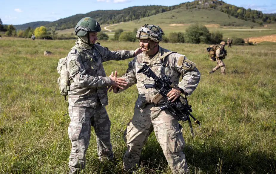 Turkish commandos Italian paratroopers join US soldiers at Joint Multinational Readiness Center