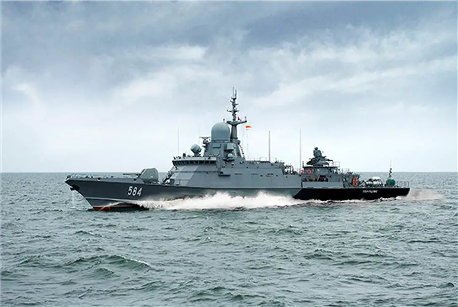 Russian Vyborg Shipyard laid the Purga ice class coastguard ship of project 23550 925 001