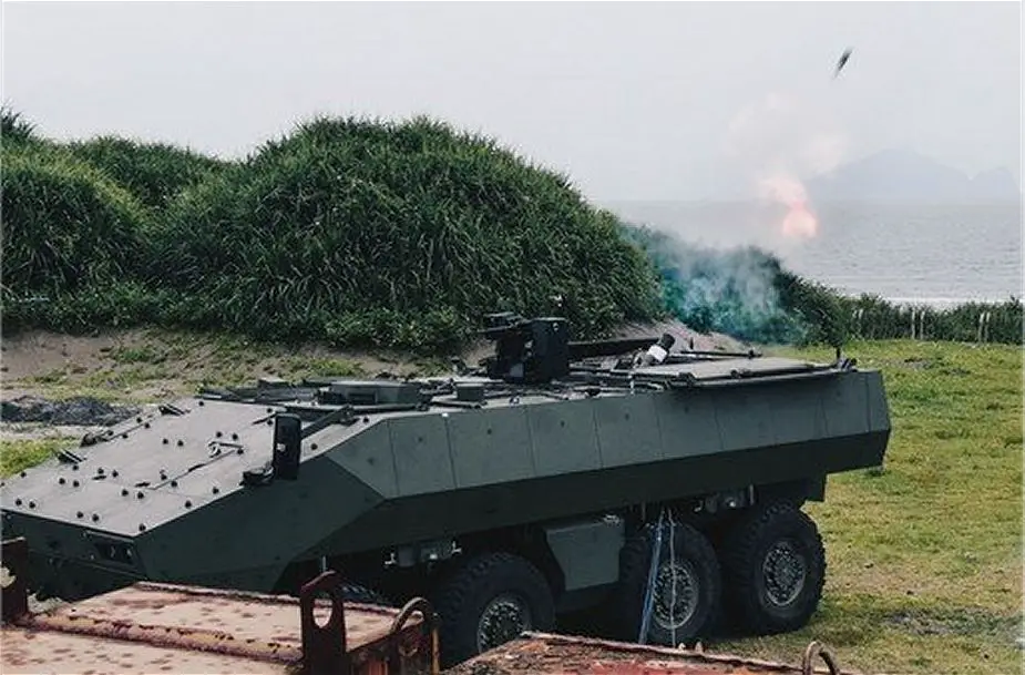 Firing tests for new CM 32 120mm mortar carrier armored vehicle of Taiwanese army 925 002