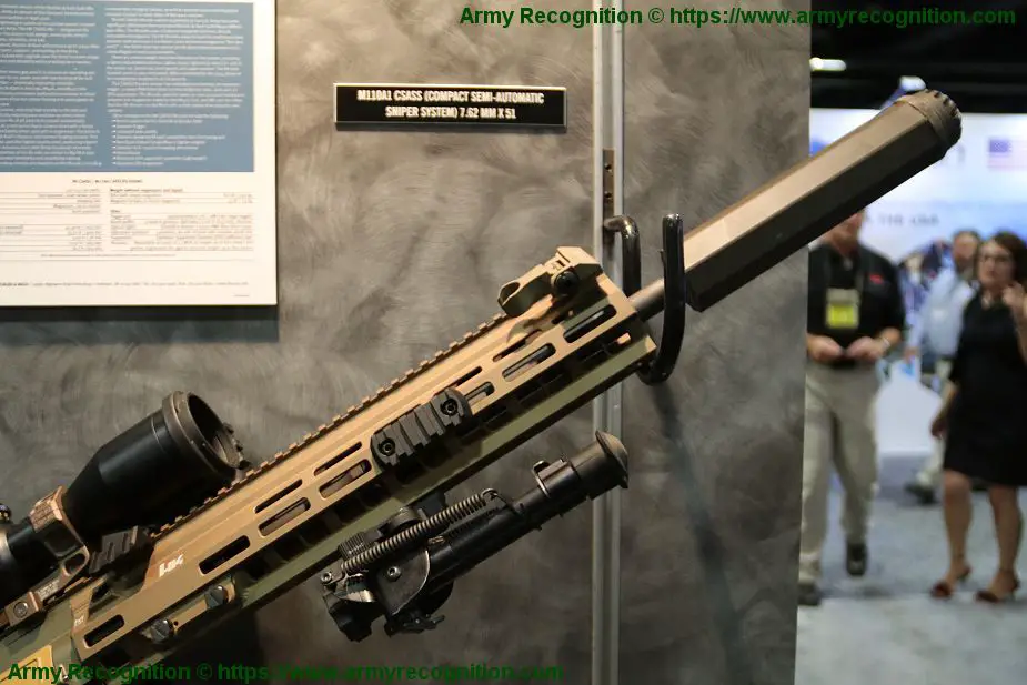 Heckler and Koch M110A1 Squad Designated Marksman Rifle for US Army analysis review 925 003