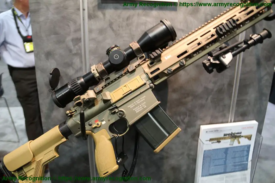 Heckler and Koch M110A1 Squad Designated Marksman Rifle for US Army analysis review 925 004