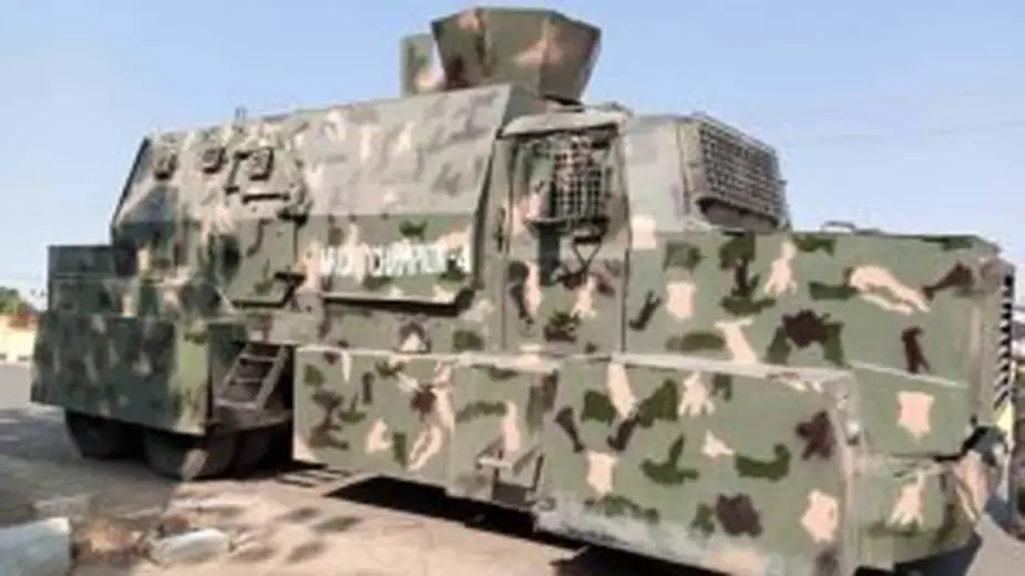 Nigerian Army Fields Locally Fabricated Mine Resistant Vehicles April 2020 News Defense Global Security Army Industry Defense Security Global News Industry Army 2020 Archive News Year