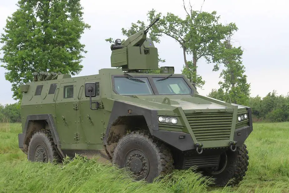 Yugoimport Milosh 4x4 MRAP armored vehicle enters in service with Serbian army 925 002
