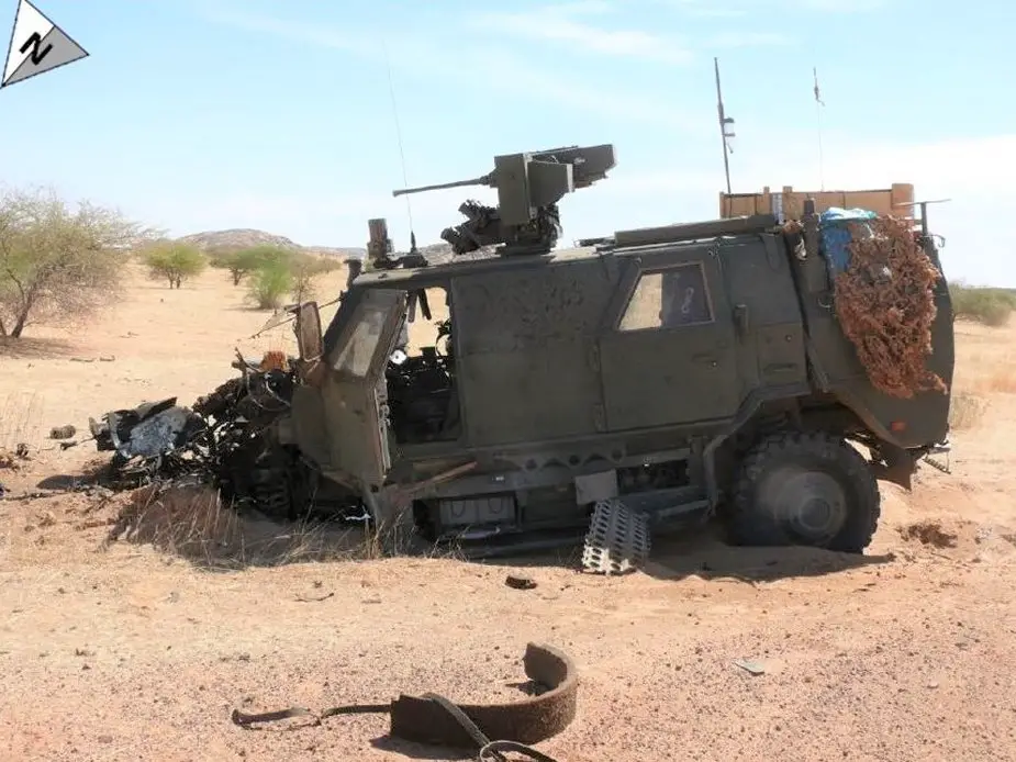 Belgian MPPV Dingo 2 destroyed by IED in Mali MINUSMA 3