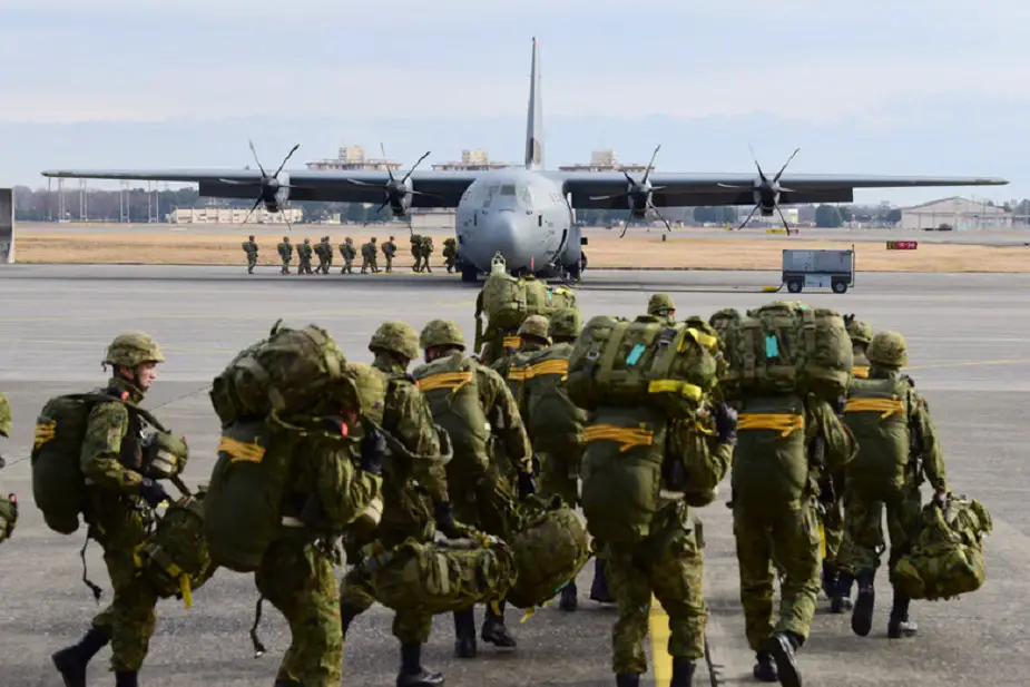 USAF C 130J aircraft participate in Japans jump event 01