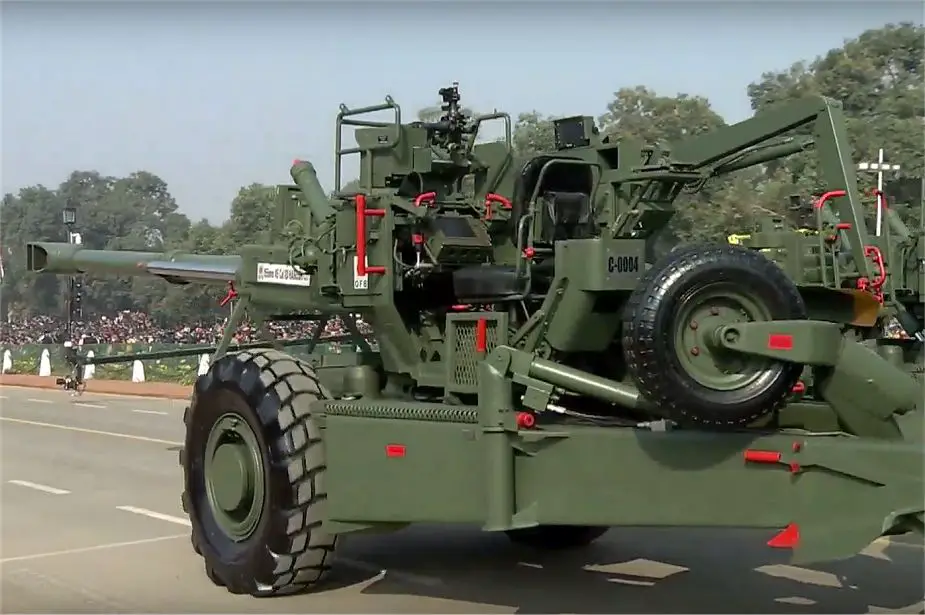 Dhanush 155mm 52 caliber towed howitzer Indian army India Republic Day military parade 2020 925 001