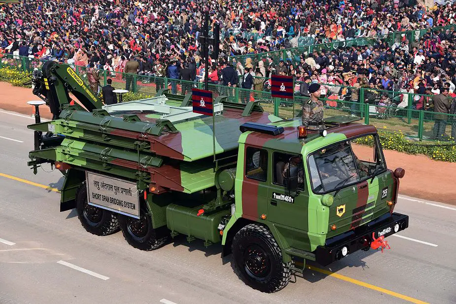 Short Span Bridging System Indian army India Republic Day military parade 2020 925 001