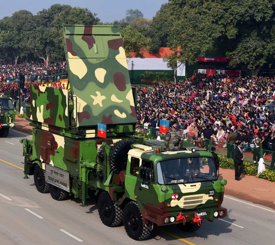 Troop Level Radar Indian army India Republic Day military parade 2020 925 001
