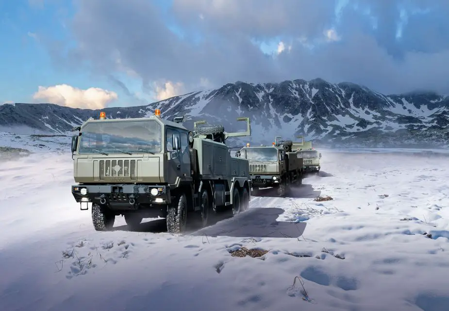 iveco defence to supply first 942 of 2900 trucks to Romanian armed forces