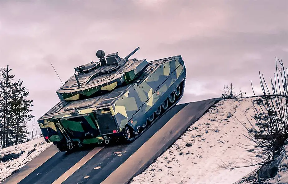 BAE Systems CV90 MkIV enhanced and modernized version of CV90 tracked armored IFV 925 002