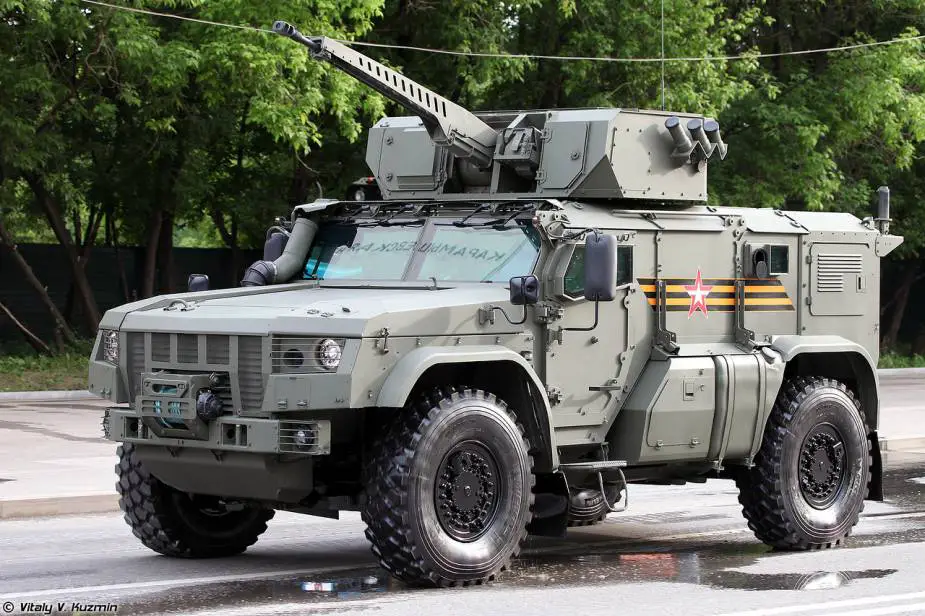 K 4386 Typhoon VDV unmanned turret 30mm cannon Russia Victory Day military parade 2020