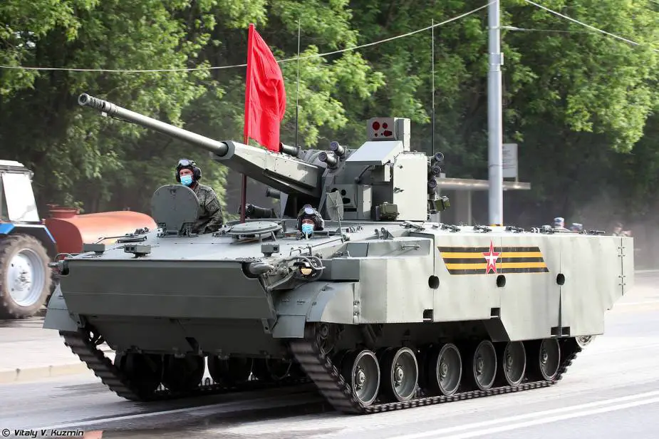 2S38 57mm self propelled anti aircraft tracked armored vehicle Russia victory day military parade 2020 001