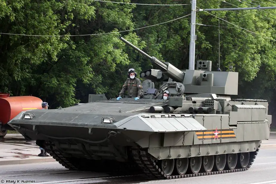 T 15 Armata tracked armored IFV Russia Victory Day military parade 2020 925 001