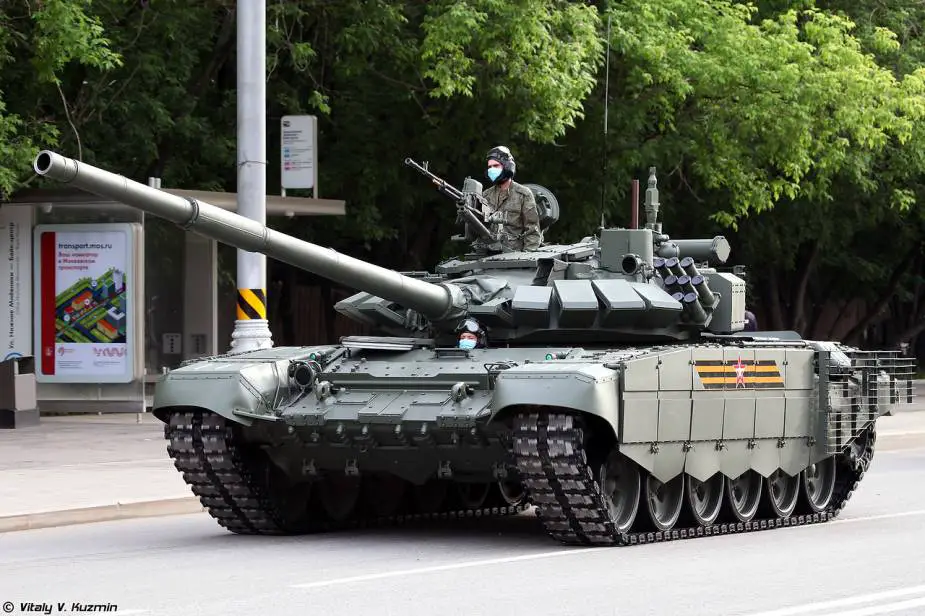T 72B3M main battle tank Russia Victory Day military parade 2020 925 001