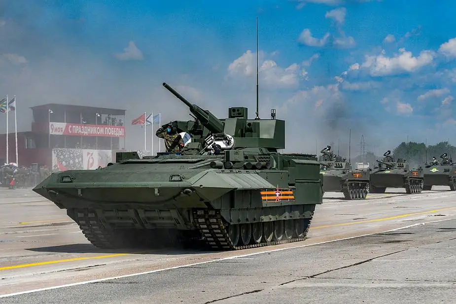 T 15 with 57mm turret tracked armored IFV Russia victory day military parade 2020 001