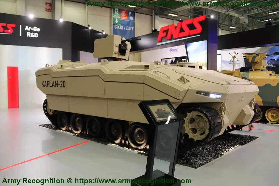 Kaplan 20 AFV Armored Fighting Vehicle FNSS Turkey Turkish defense industry 925 001