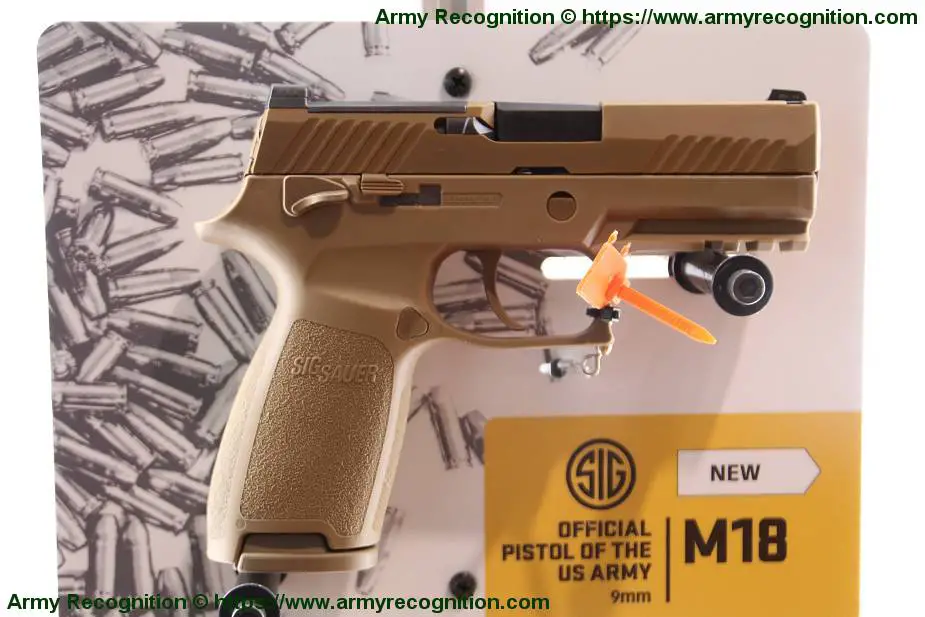 M18 Sig Sauer 9mm semi automatic of USMC United States Marine Corps 925 001