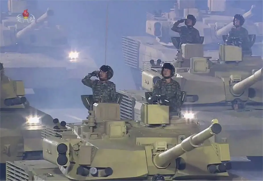 North Korea unveils new Main Battle Tank using design of Russian T 14 Armata 925 003
