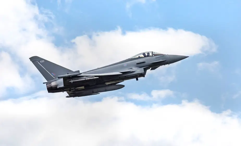 Royal Air Force US Air Force and Royal Netherlands Air Force train together in large scale air exercise over the North Sea 01