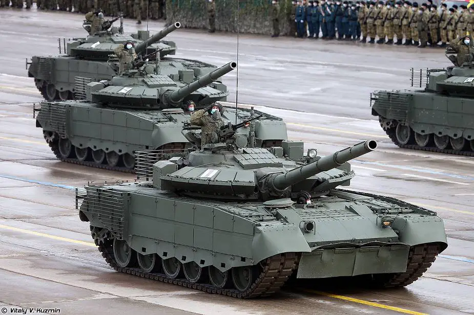 Russia to display four types of main battle ttanks at Victory Day 2021 military parade T 80BVM 925 001