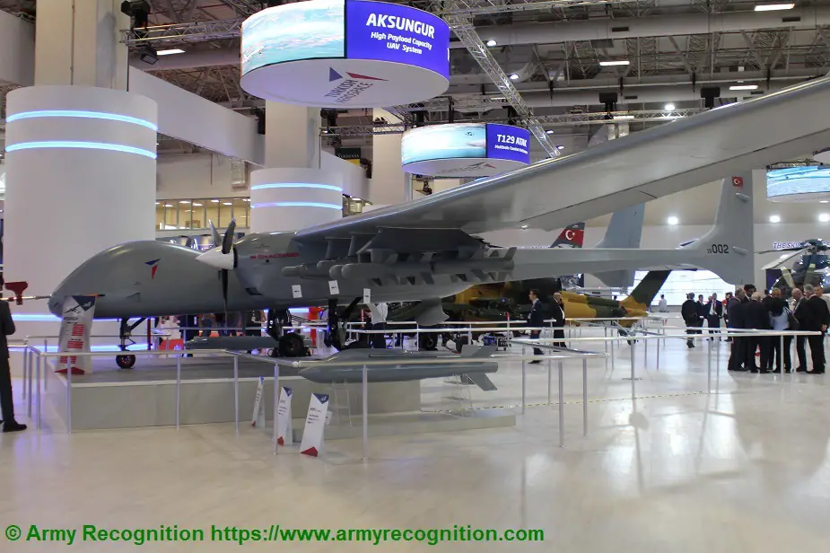 Turkish Aerospace Industries displays Aksungur MALE UAV 02
