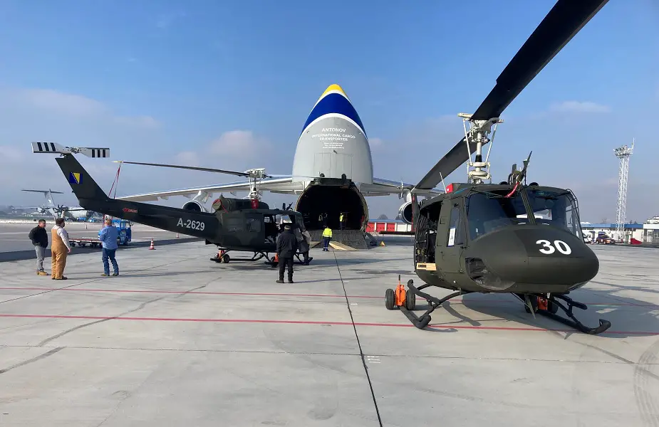 Bell delivers HueY II to Bosnia and Herzegovinia