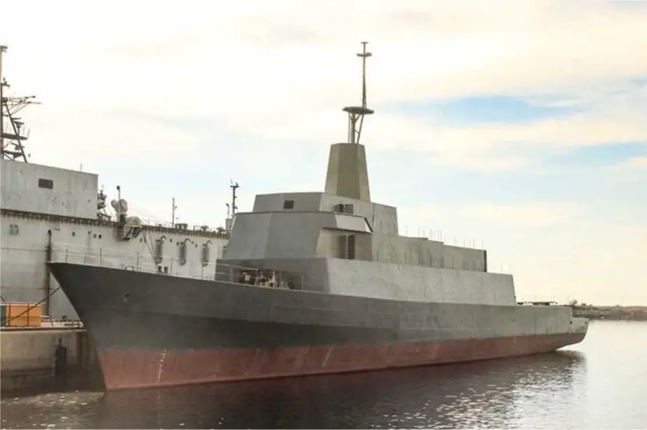 Russian Vyborg Shipyard laid the Purga ice class coastguard ship of project 23550 925 001