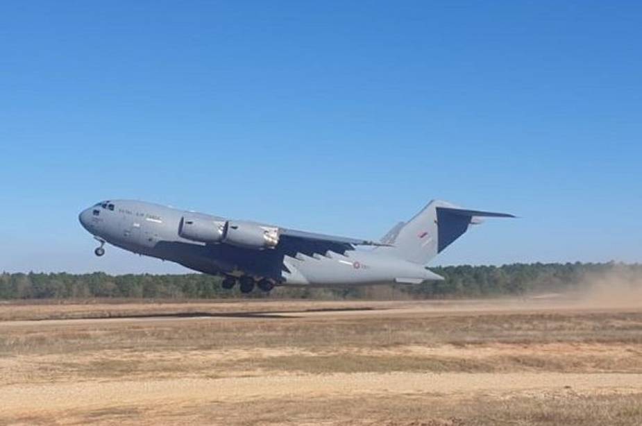 99 Squadron develops RAF C 17 semi prepared runway operations capability 2