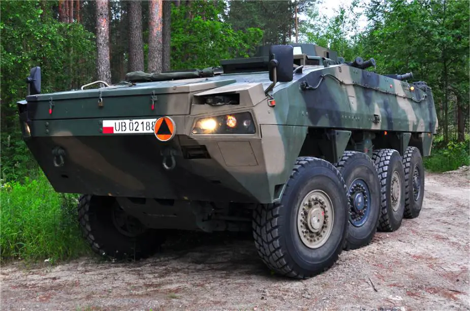 HSW from Poland delivers more RAK 8x8 120mm mortar carriers to Polish army 925 002