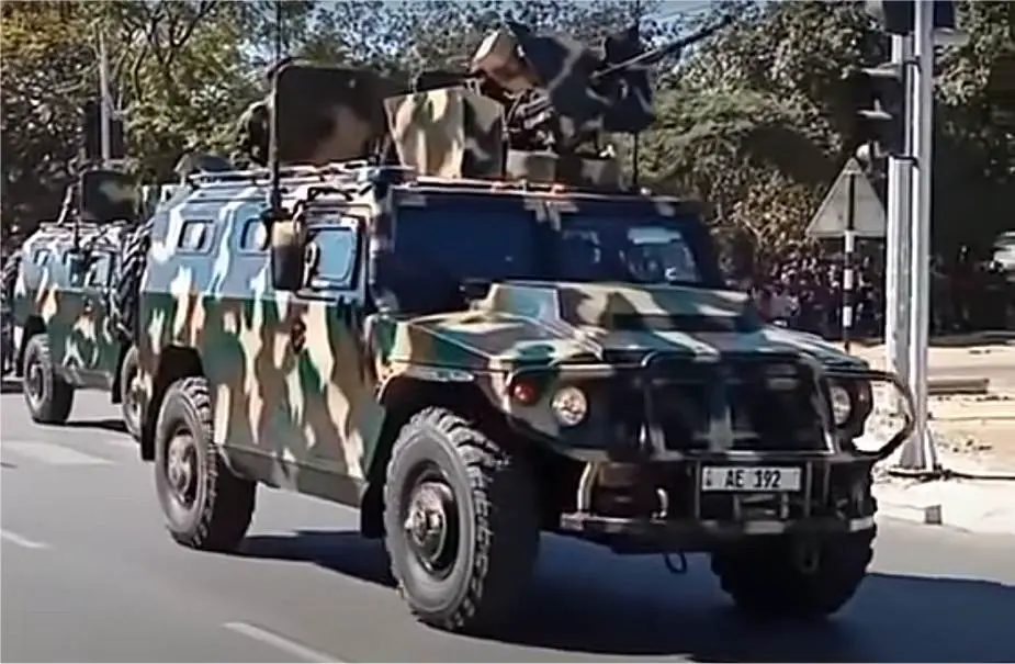 Zambia defence force military parade June 2021 Russia Tigr GAZ 233014 4x4 APC 925 001