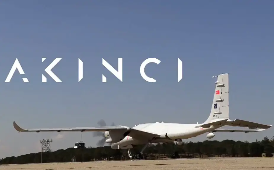 Akinci combat drone 3rd prototype completes maiden flight 01